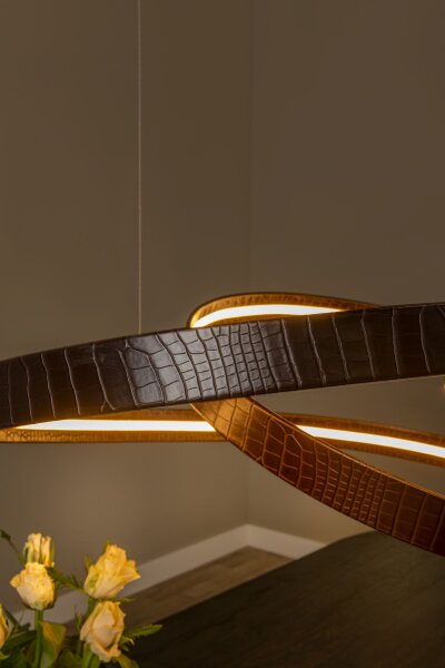 LED Hängelampe Fernbedienung 2200 K B:61 cm edel