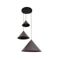 Hängelampe Eisen Grau E27 B:68 cm stylisch edel