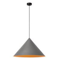 Hängelampe Eisen Grau E27 B:60 cm modern edel