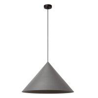 Hängelampe Eisen Grau E27 B:60 cm modern edel