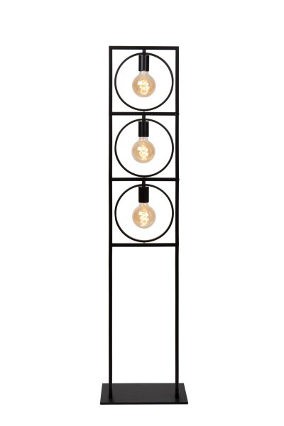 Stehlampe Schwarz E27 H:145 cm Vintage modern edel