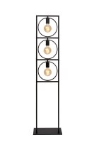Stehlampe Schwarz E27 H:145 cm Vintage modern edel
