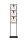 Stehlampe Schwarz E27 H:145 cm Vintage modern edel