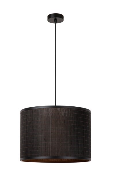 Hängelampe Rattan E27 Ø40 cm blendarm modern edel