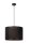 Hängelampe Rattan E27 Ø40 cm blendarm modern edel
