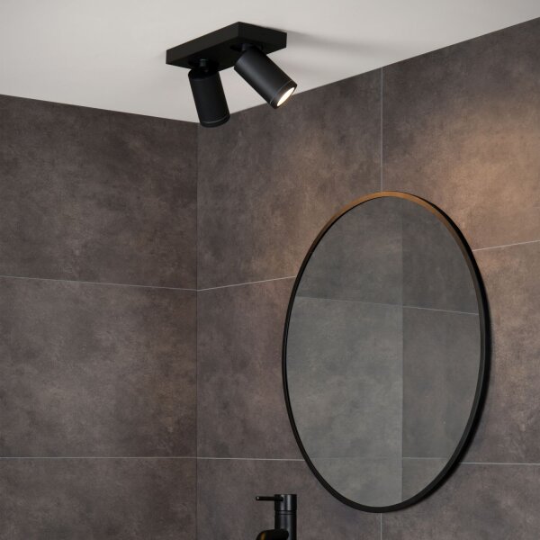Deckenstrahler Aluminium verstellbar GU10 2200 K
