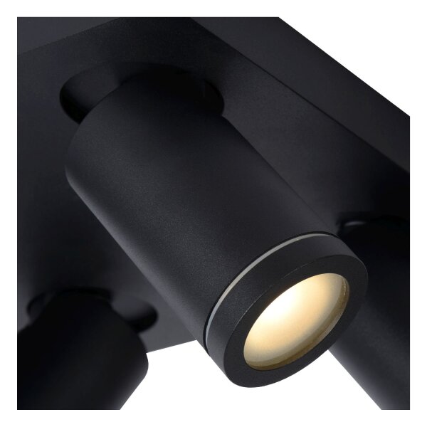 Deckenstrahler Metall Schwarz 2200 K B:24 cm edel