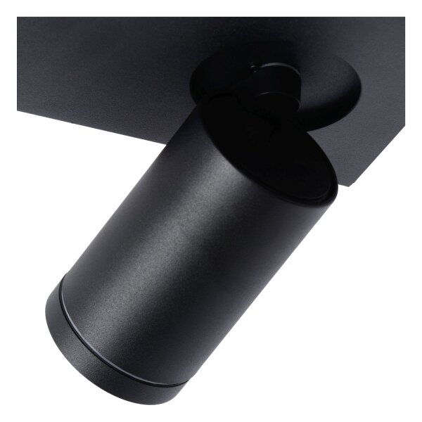 Deckenstrahler Metall Schwarz 2200 K B:24 cm edel