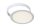 LED Deckenlampe Aluminium Weiß 3000 K B:22 cm edel
