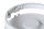 LED Deckenlampe Aluminium Weiß 3000 K B:22 cm edel