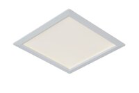 LED Deckenlampe Aluminium Weiß 3000 K B:22 cm rund