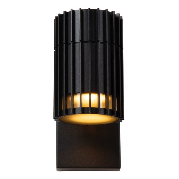 Wandlampe Schwarz GU10 L:11 cm modern edel rund