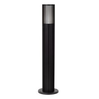 Sockelleuchte Aluminium Schwarz GU10 H:50 cm edel
