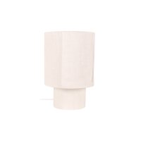 Tischleuchte Beton Weiß E27 H:50 cm Landhaus edel