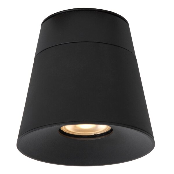 Deckenstrahler Metall Schwarz GU10 B:10 cm modern