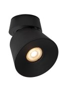 Deckenstrahler Metall Schwarz GU10 B:10 cm modern