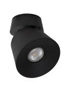 Deckenstrahler Metall Schwarz GU10 B:10 cm modern
