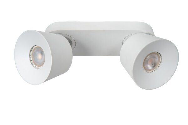 Deckenstrahler Metall Weiß GU10 L:22 cm modern