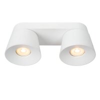 Deckenstrahler Metall Weiß GU10 L:22 cm modern