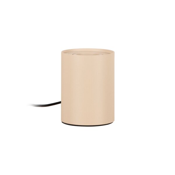 Tischleuchte Metall Taupe 2700 K H:12 cm modern