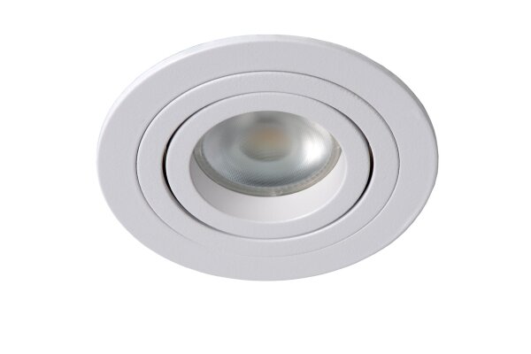 Einbauspot Aluminium Weiß GU10 Ø9 cm modern edel