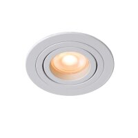 Einbauspot Aluminium Weiß GU10 Ø9 cm modern...