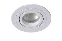 Einbauspot Aluminium Weiß GU10 Ø9 cm modern...