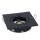 Einbauleuchte Aluminium Schwarz GU10 L:9 cm edel