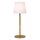 LED Tischlampe Akku Messing Weiß 2700 K H:41 cm modern