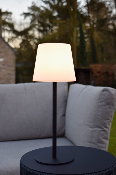 LED Tischlampe Akku 2700 K H:41 cm modern edel