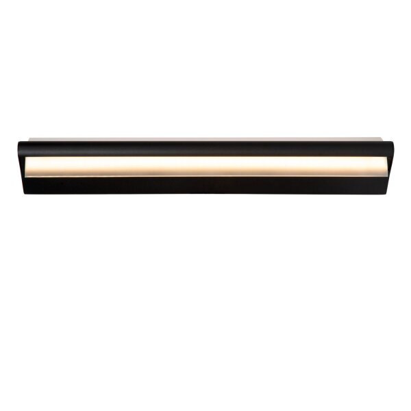 LED Wandlampe Schwarz 3000 K IP44 L:60 cm edel