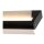 LED Wandlampe Schwarz 3000 K IP44 L:60 cm edel