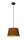 Hängelampe Stoff Schirm Grün E27 Ø28 cm rund blendarm
