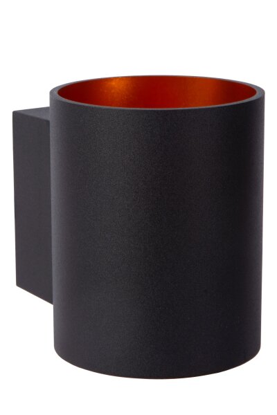 Wandleuchte Up Down Schwarz Gold G9 H:10 cm edel
