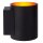Wandleuchte Up Down Schwarz Gold G9 H:10 cm edel