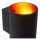 Wandleuchte Up Down Schwarz Gold G9 H:10 cm edel