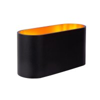 Wandleuchte Aluminium Gold G9 B:16 cm Up Down
