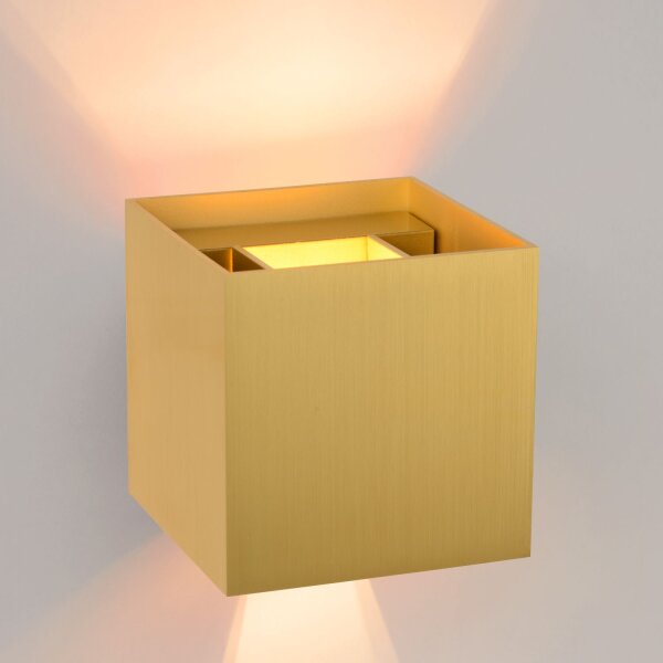 Wandleuchte flexibel Gold 2700 K G9 L:9 cm edel