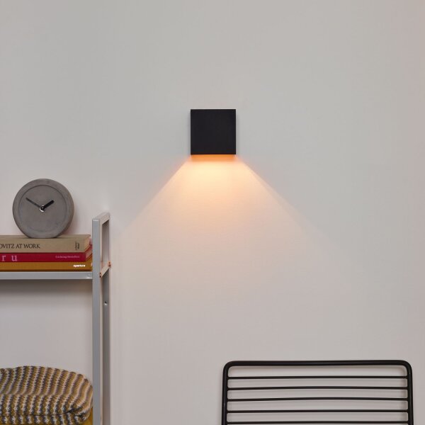 Wandleuchte flexibel Schwarz 2700 K G9 B:9 cm edel