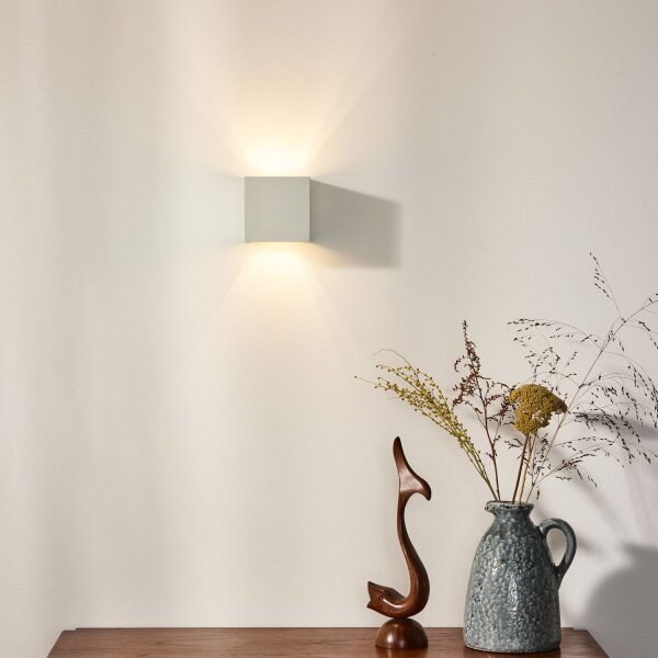 Wandlampe flexibel Weiß 2700 K G9 H:9 cm modern