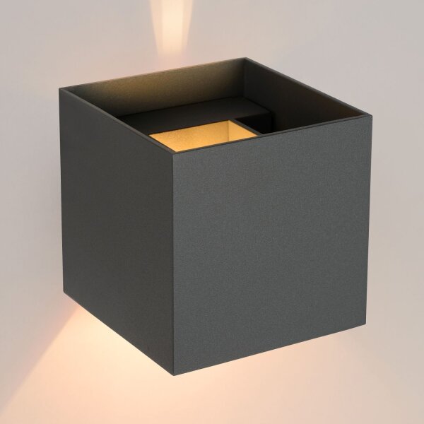 Wandleuchte verstellbar Grau 2700 K G9 H:9 cm