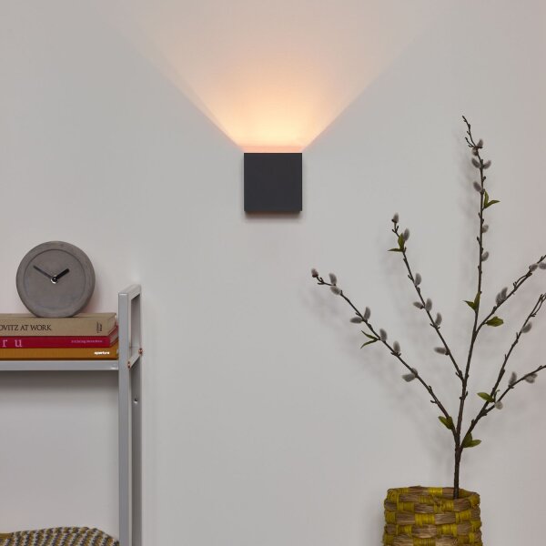 Wandleuchte verstellbar Grau 2700 K G9 H:9 cm