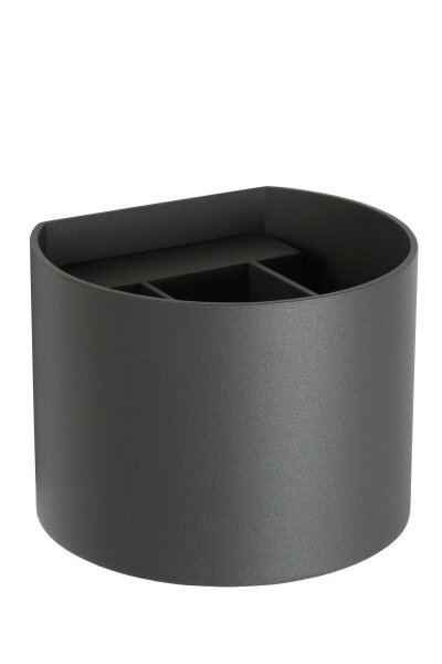 Wandlampe Up Down Grau 2700 K G9 B:13 cm modern
