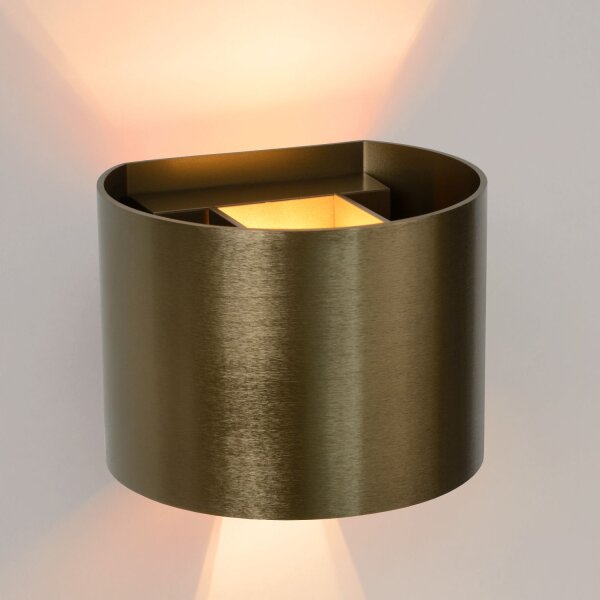 Wandlampe flexibel Rost 2700 K G9 B:13 cm Up Down