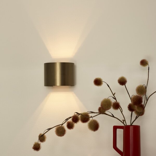 Wandlampe flexibel Rost 2700 K G9 B:13 cm Up Down