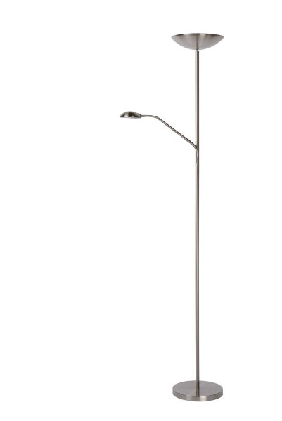 LED Deckenfluter Chrom 3000 K H:180 cm modern edel