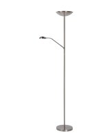 LED Deckenfluter Chrom 3000 K H:180 cm modern edel