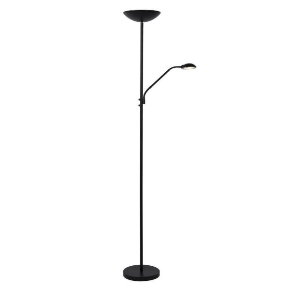 LED Deckenfluter Schwarz 3000 K H:180 cm edel modern