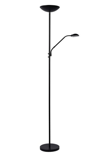 LED Deckenfluter Schwarz 3000 K H:180 cm edel modern