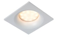 Einbauspot Weiß GU10 B:8 cm quadratisch modern